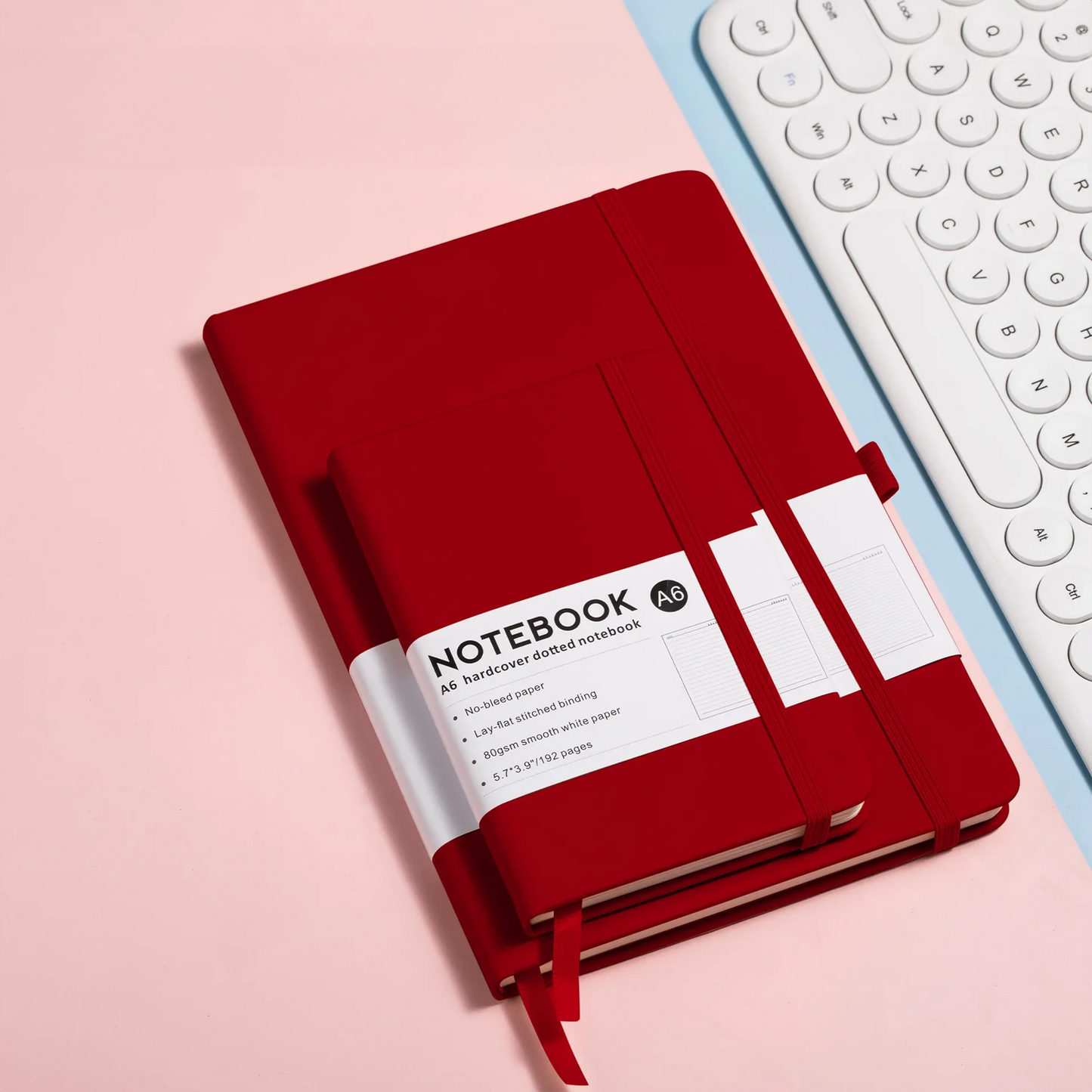 Premium A5 & A6 Sketchbook Strap Notebooks - Perfect for Journaling & Drawing