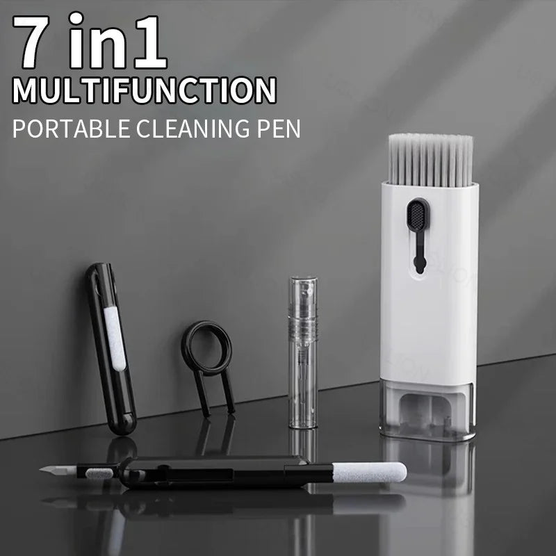 7-in-1 Ultimate Tech Cleaning Kit - Keyboard, Earphone, and Device Cleaner