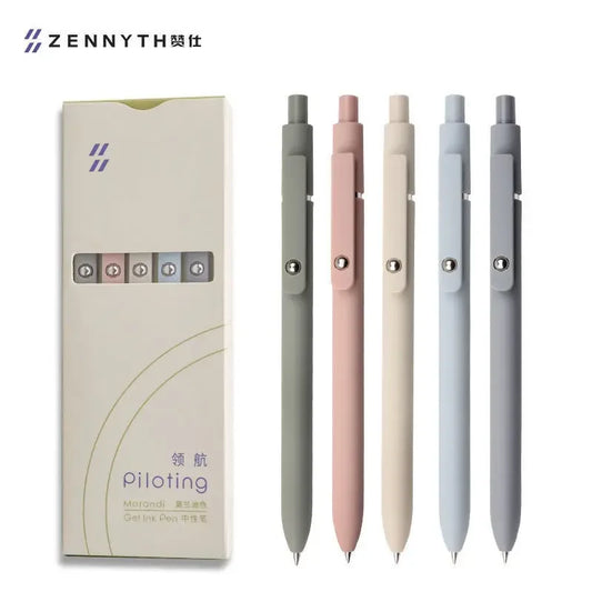 Gel Pen Set - 5PCS/Pack, 0.5MM Black Ink