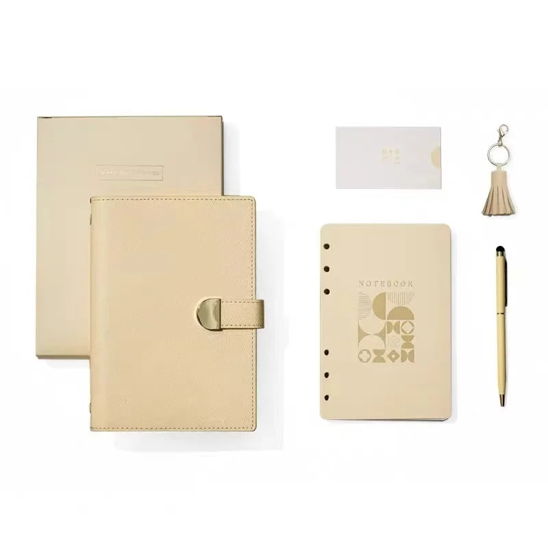 JetSet Pro Vegan Leather Business Binder - Travel Journal & Organizer