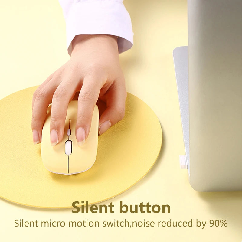 WhisperTouch Bluetooth Mouse: Silent, Wireless, and Portable