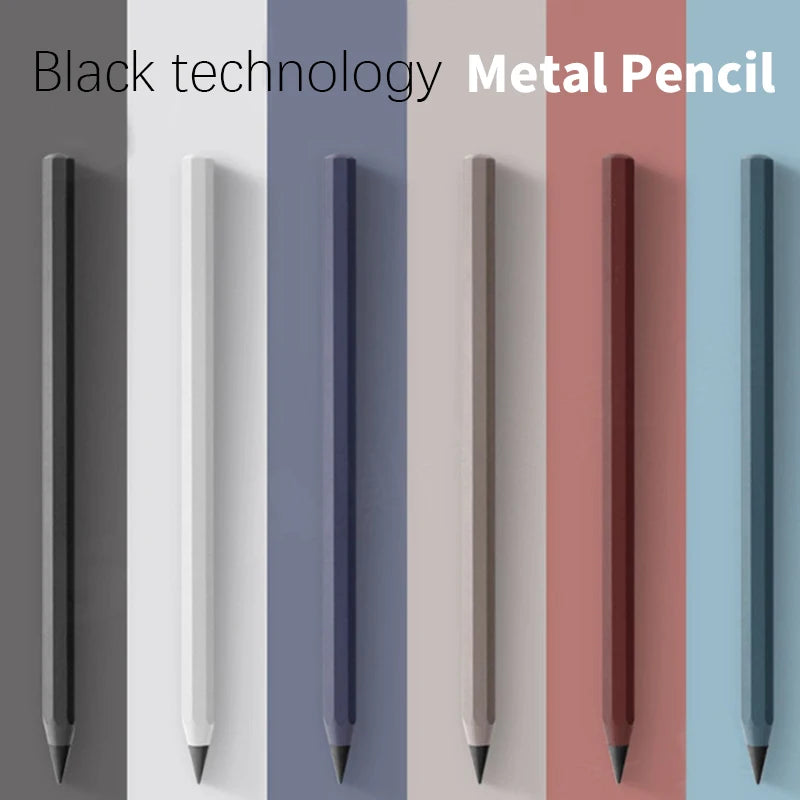 Metal Eternal No Ink Pen, Magic Pencils, New Technology, Unlimited Writing, Painting Supplies, Novelty Gifts, Stationery