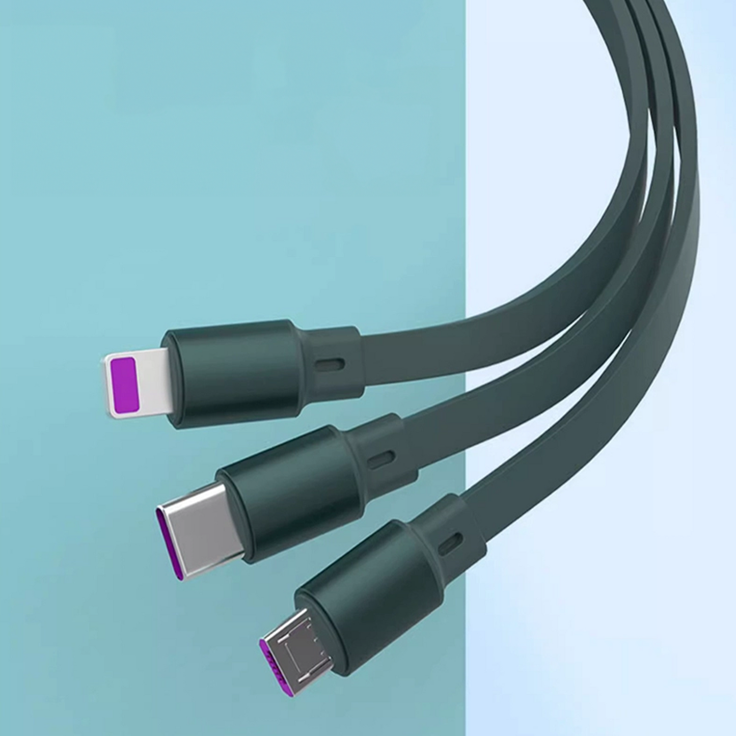 ChargeMate: 3-in-1 Telescopic Type-C Cable