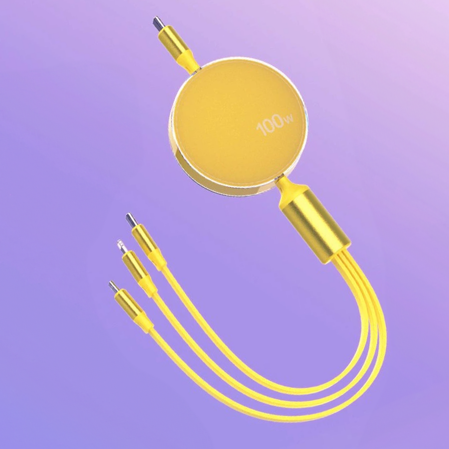 ChargeMate: 3-in-1 Telescopic Type-C Cable